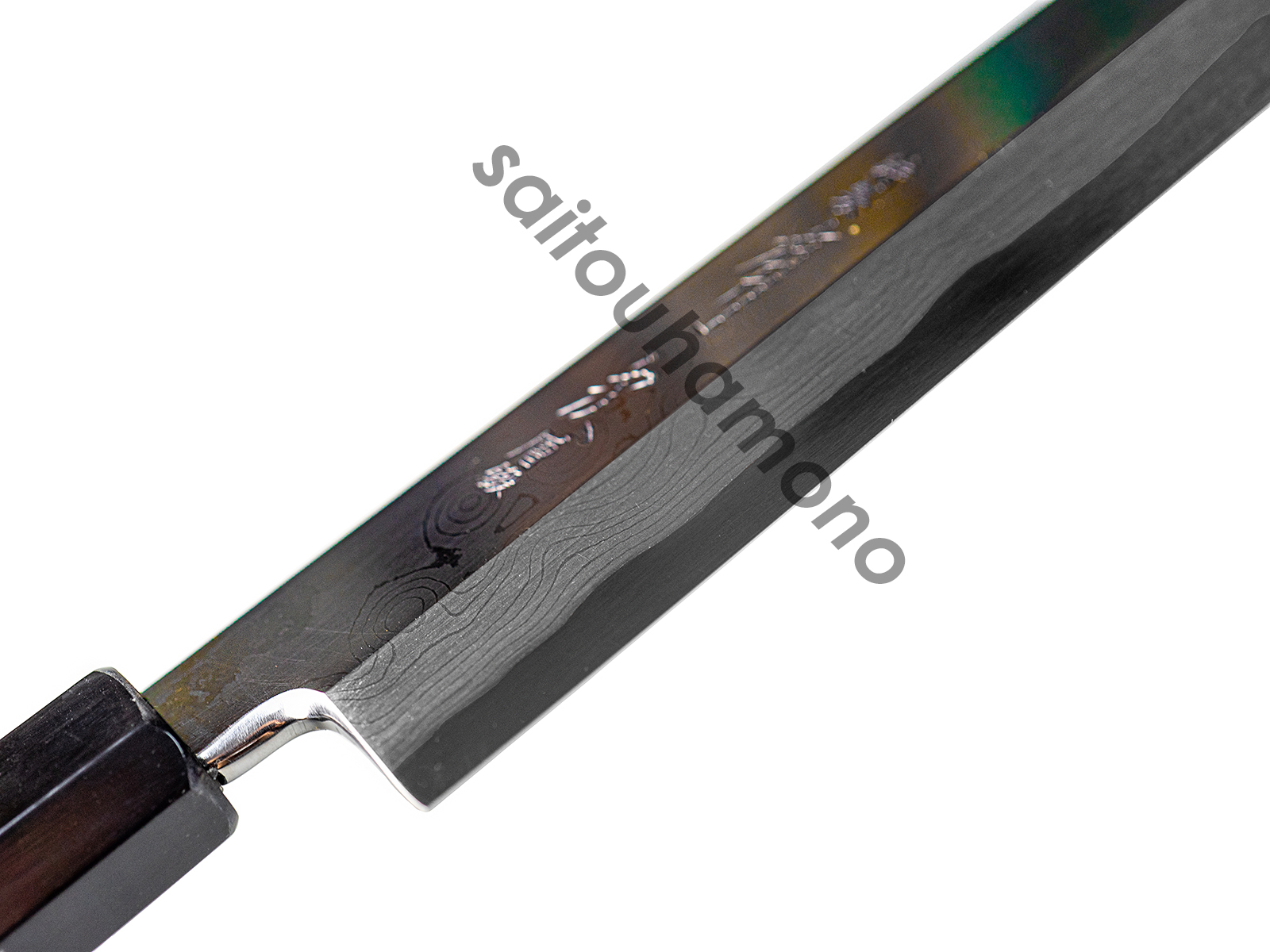 有次青二鋼層鍛渦入柳刃300ミリ